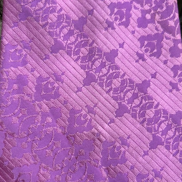 Vintage Peter Morelle of London Men’s Tie. Purple. - Picture 4 of 4